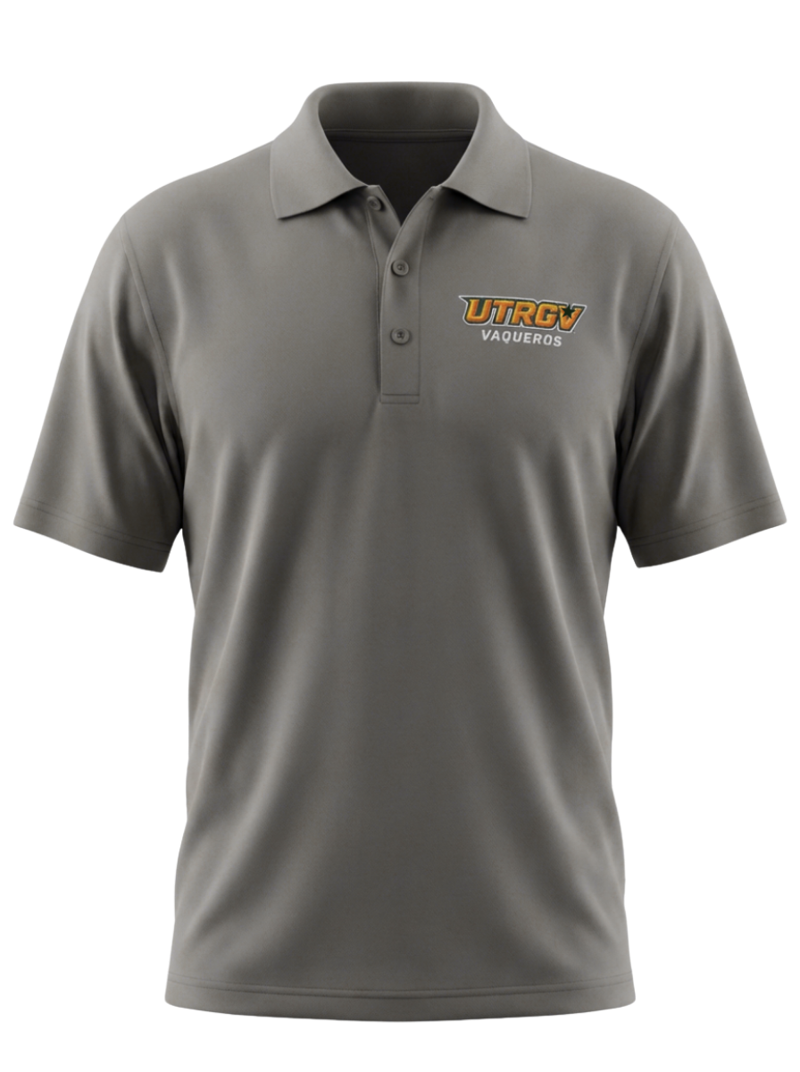 MEN'S UTRGV Vaqueros Cool-Tek Polo - Charcoal