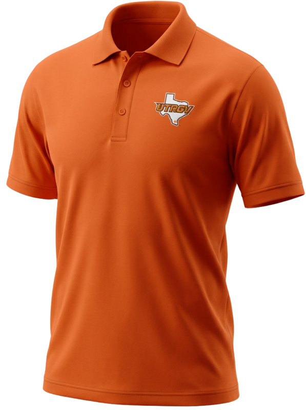 MEN'S UTRGV/TX Polo - Deep Orange