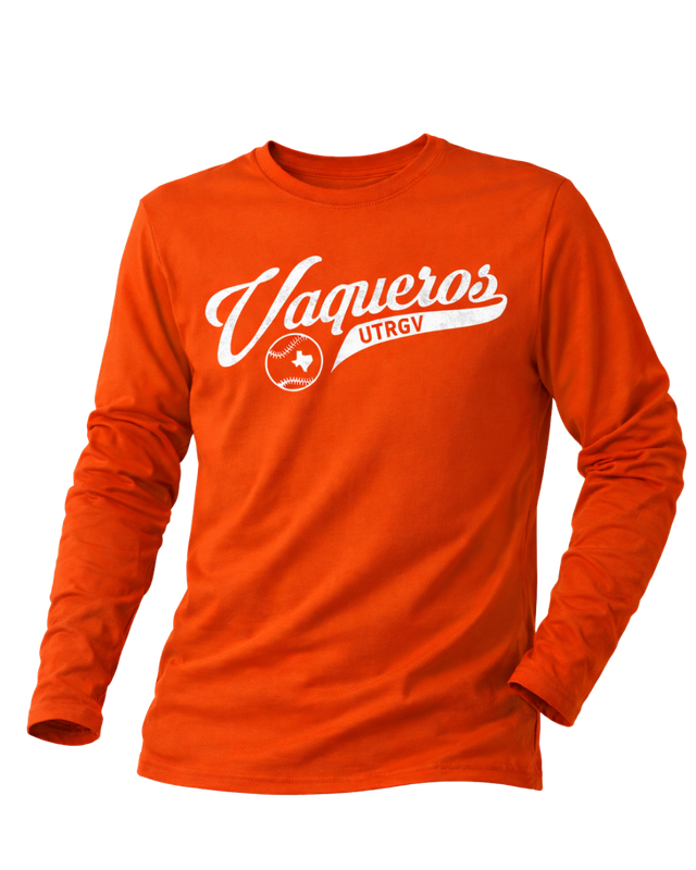 UTRGV Baseball Dri-fit L/S - Orange