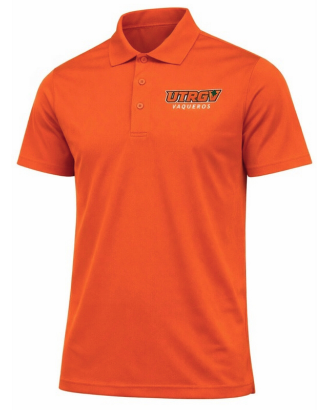 Men's UTRGV Vaqueros Polo - Deep Orange