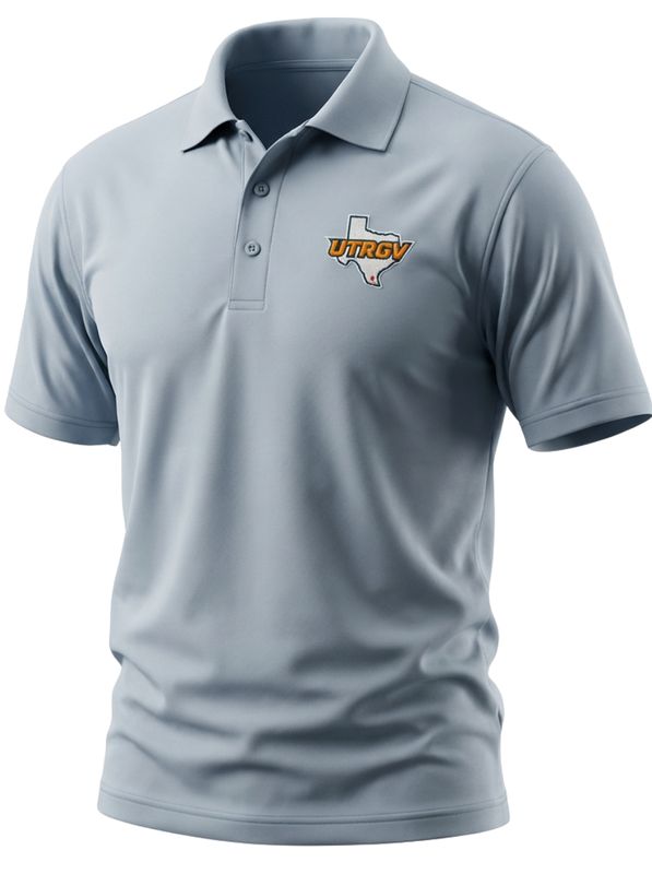 Men's UTRGV/Texas Polo - Silver