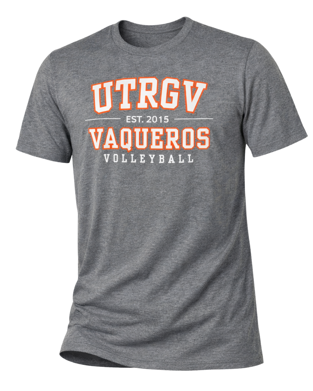 UTRGV Volleyball Est. 2015 T-Shirt - Heather Grey