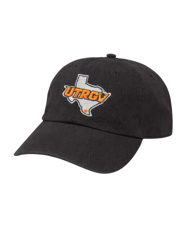 UTRGV / TX Relaxed Dad Hat - Black