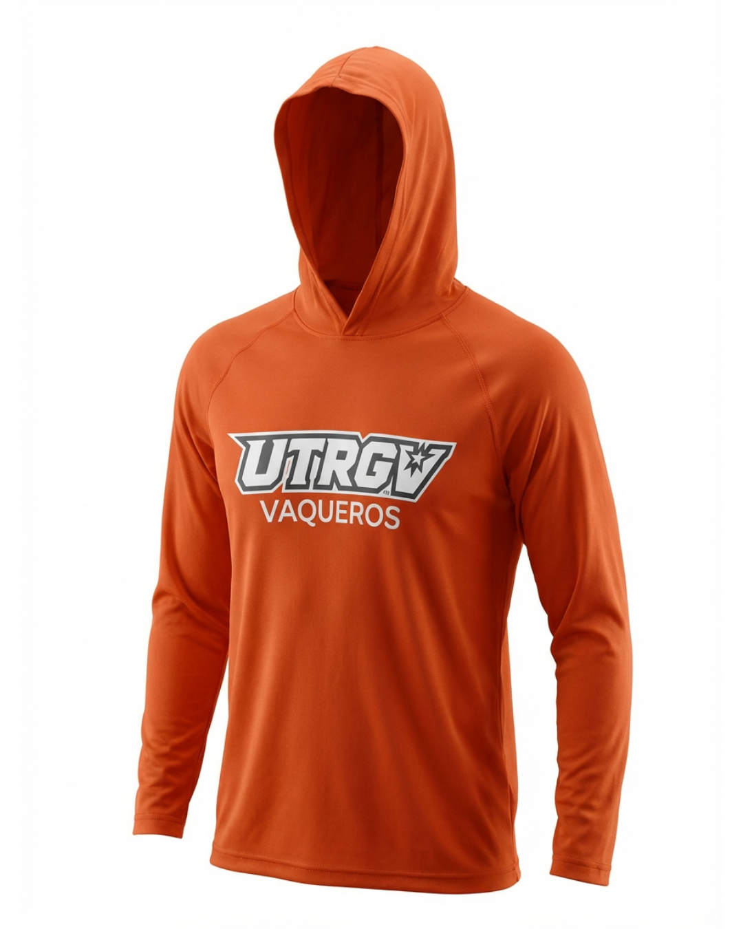 UTRGV Vaqueros Dri-Fit L/S Hoodie - Orange