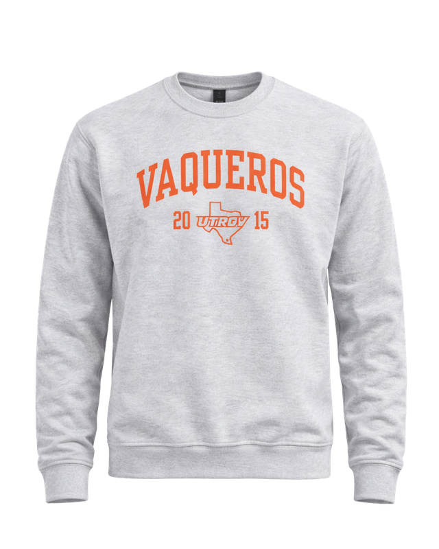 VAQUEROS Crewneck Sweater - Ash Grey