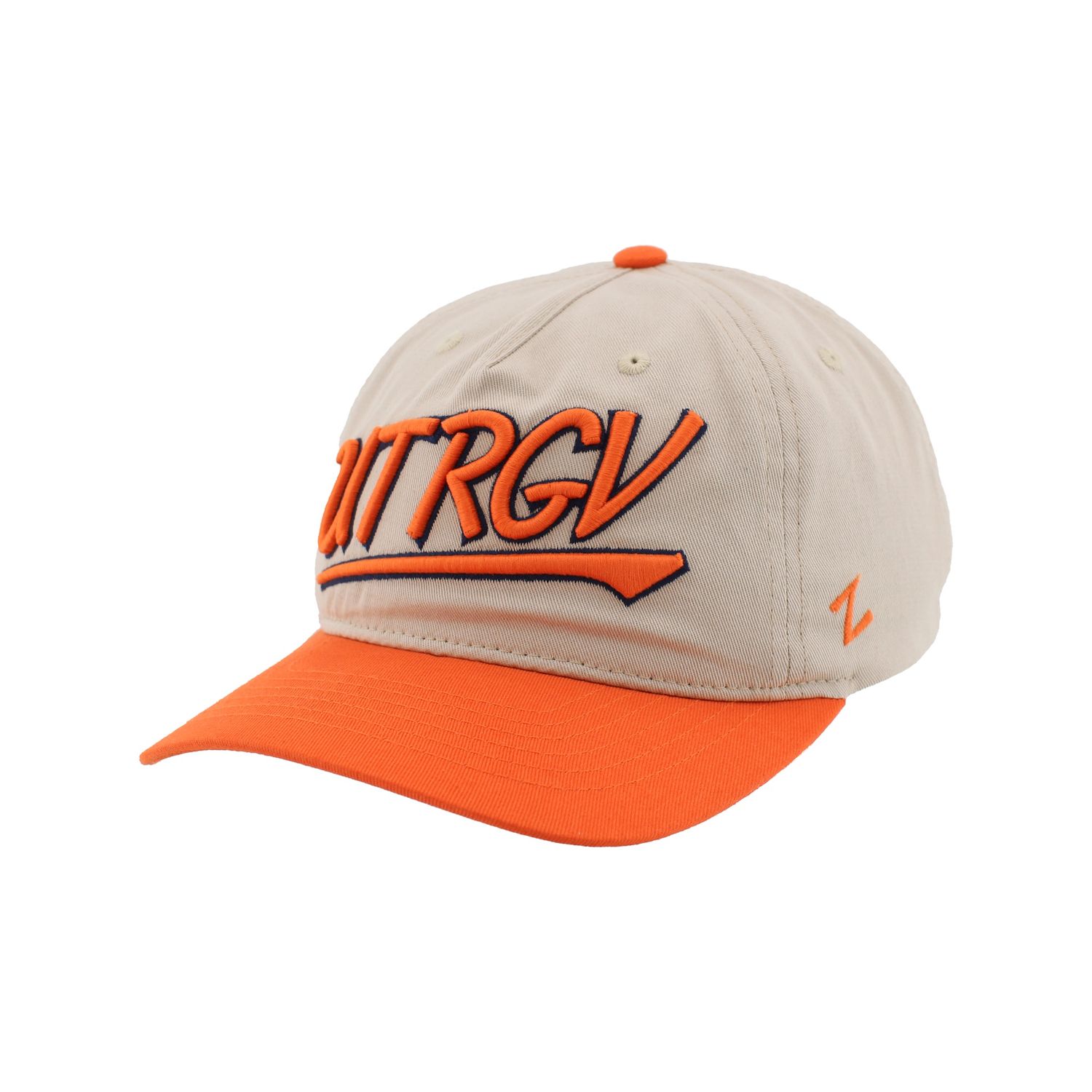 Zephyr UTRGV Semi Curve Adjustable Cap - Khaki
