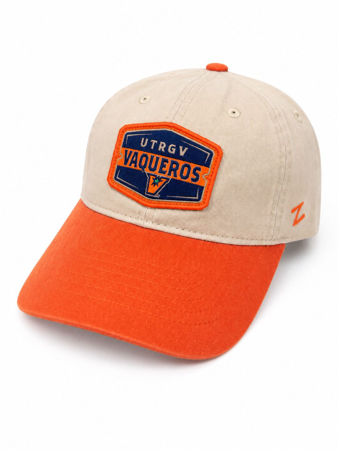 Zephyr Vaqueros V Chino Cap - Khaki/Orange