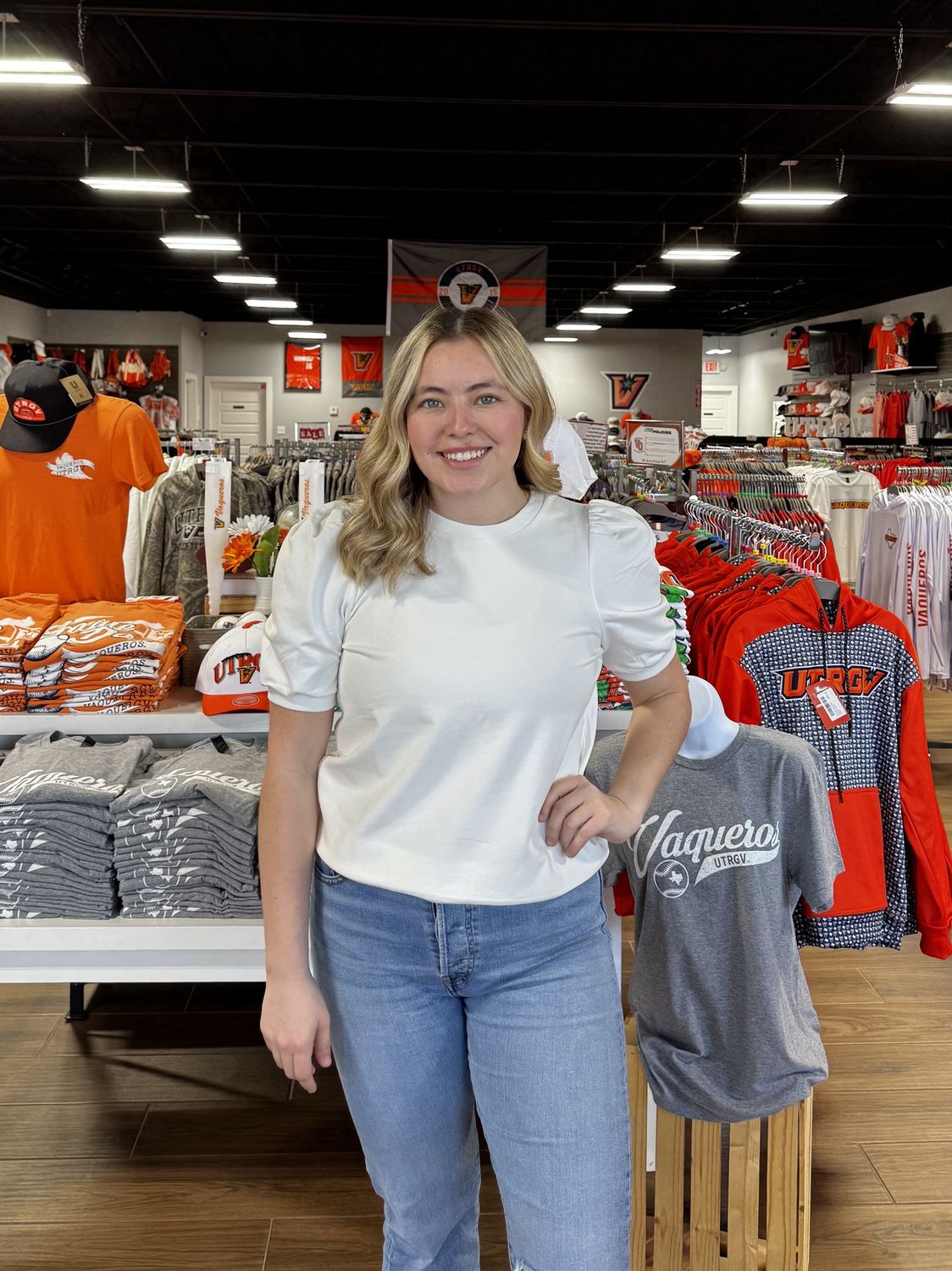 Puff Sleeve Knit Top - Ivory