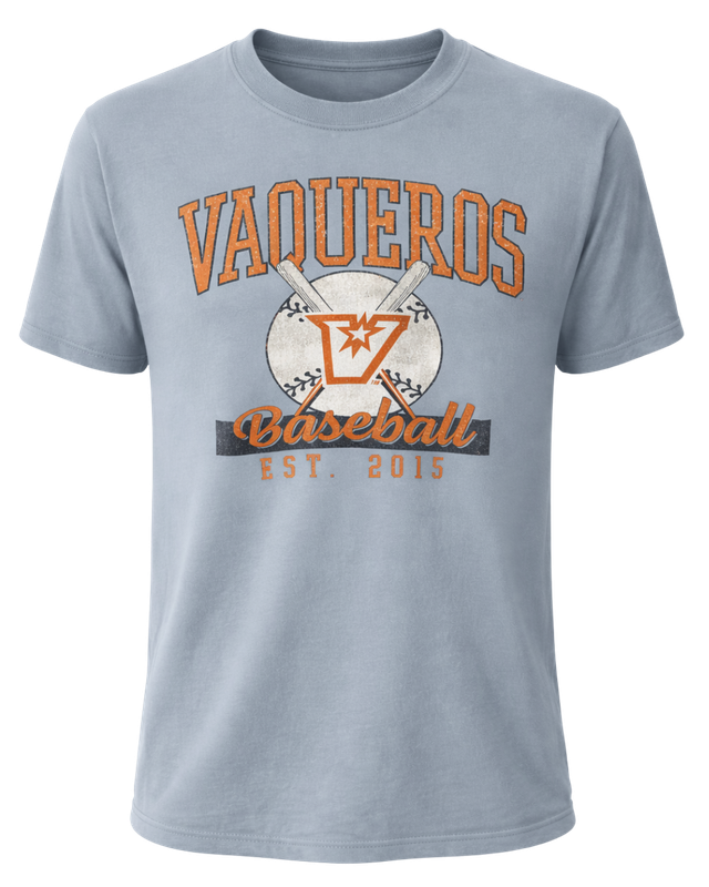 Vaqueros Baseball 2015 T-Shirt- Sandstone
