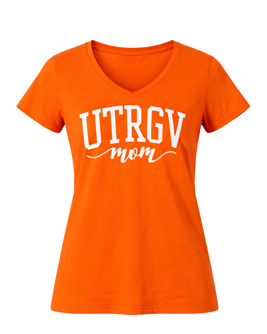 UTRGV Mom V-Neck T-Shirt - Orange