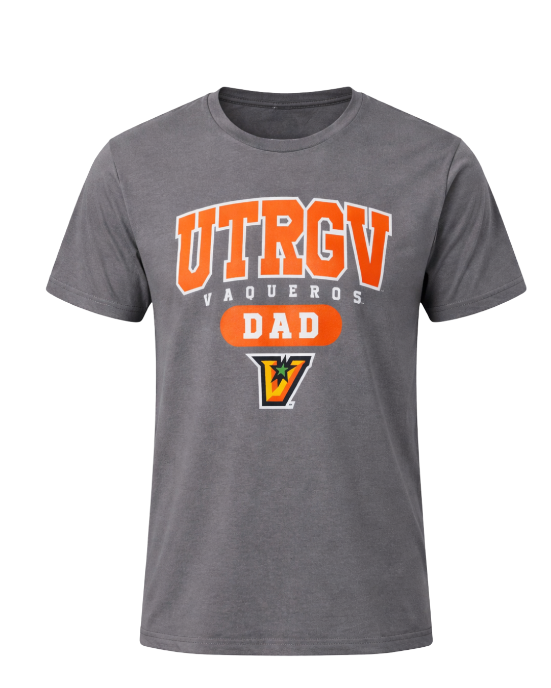 UTRGV Vaqueros Dad - T-shirt - Charcoal Grey