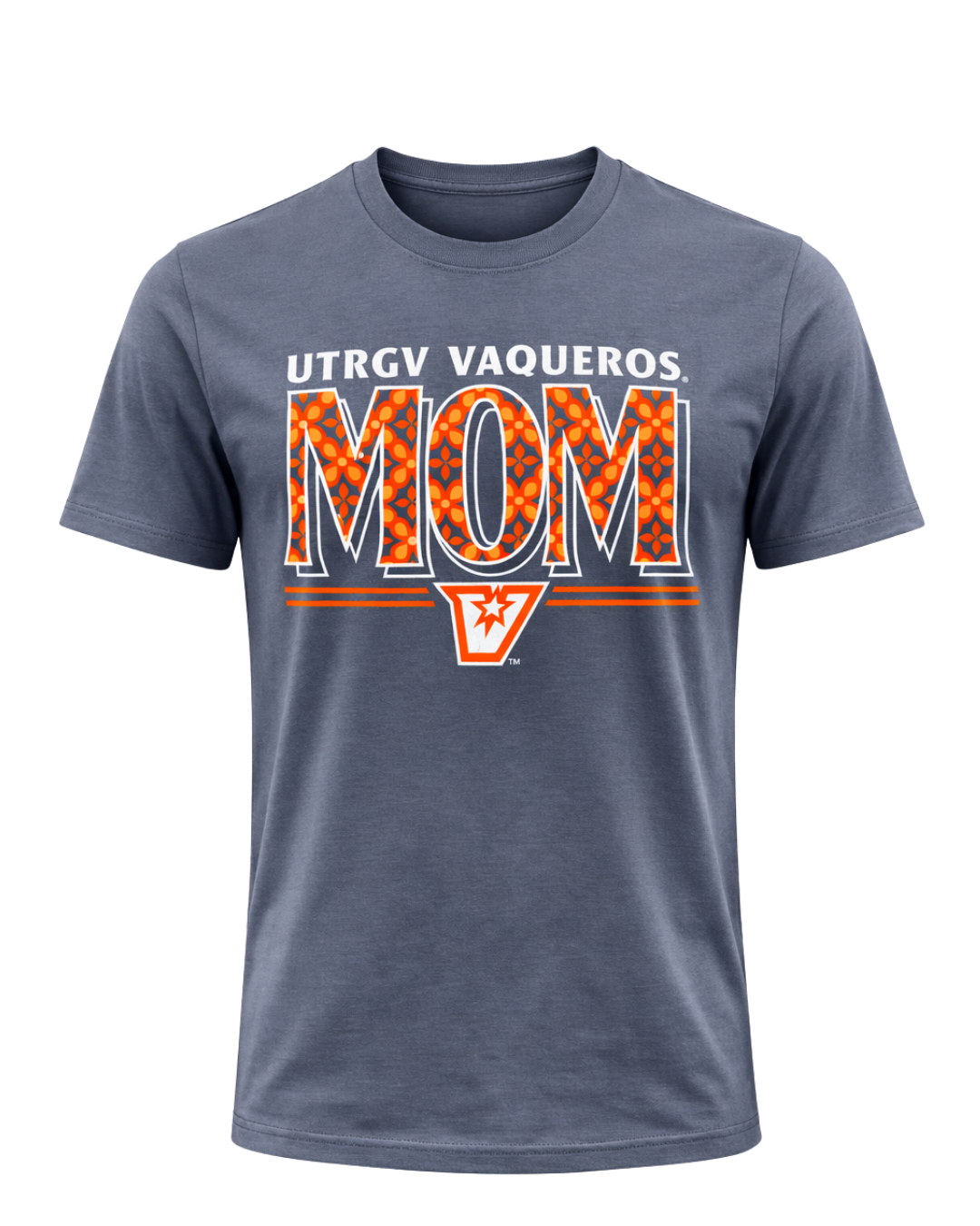 UTRGV Mom Floral Design - Charcoal Grey