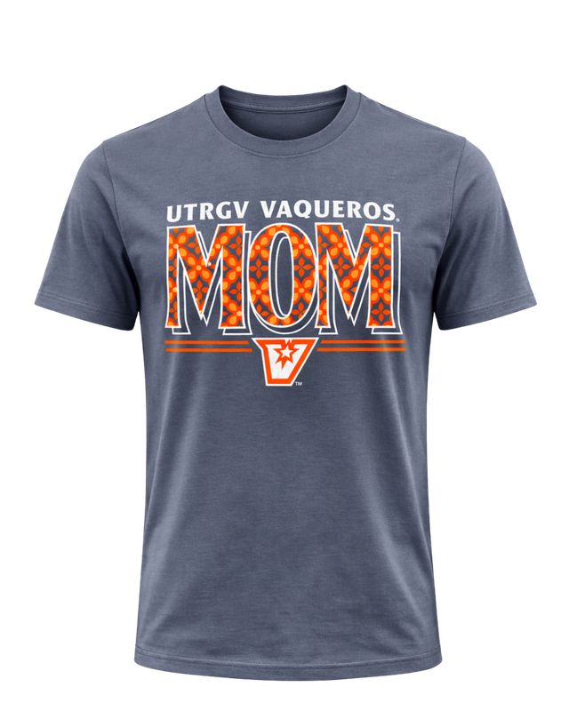 UTRGV Mom Floral Design - Charcoal Grey
