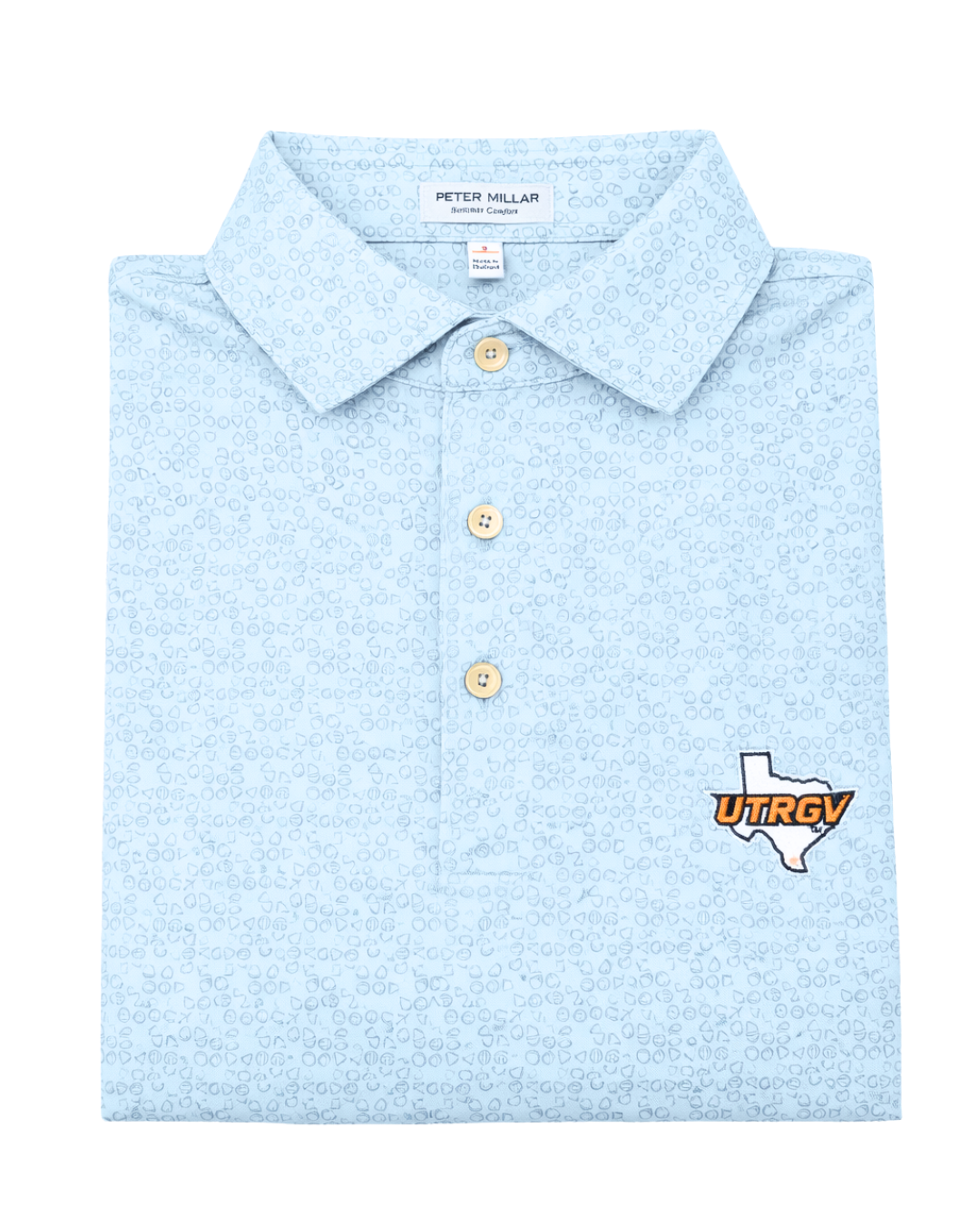 Peter Millar Bases Loaded Performance Jersey Polo - Pale Blue