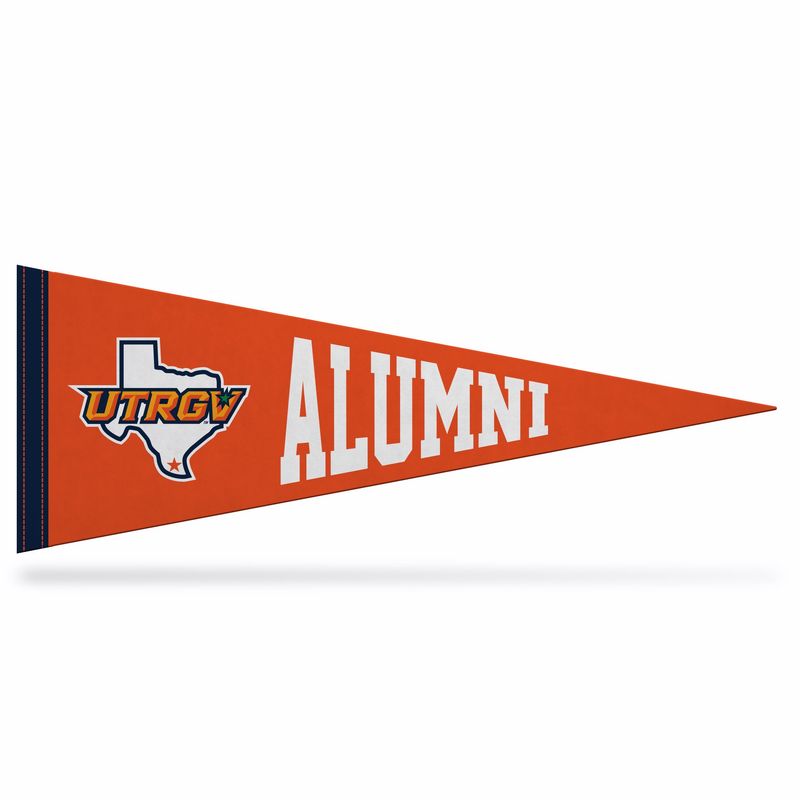 9" x 24" UTRGV Alumni Soft Felt Pennat
