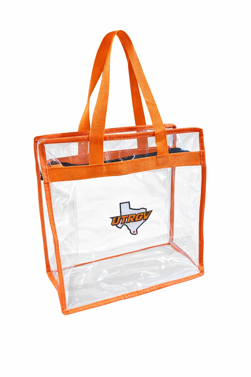 12" X 12" Clear Tote Bag with Zipper
