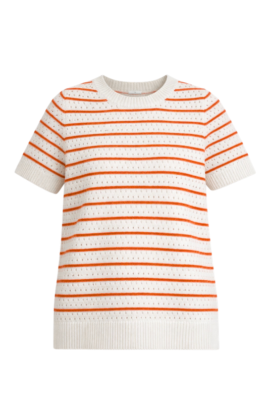 Crochet Striped Sweater