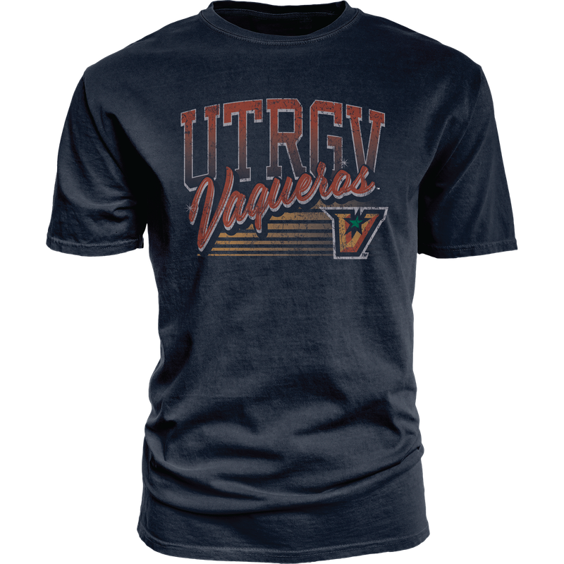 UTRGV Vaqueros Dyed Ringspun- Navy