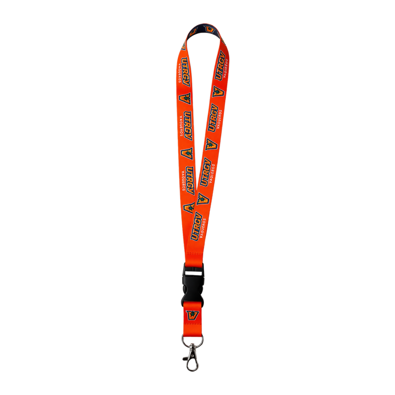 UTRGV Vaqueros "V" Lanyard w/ Detachable Buckle