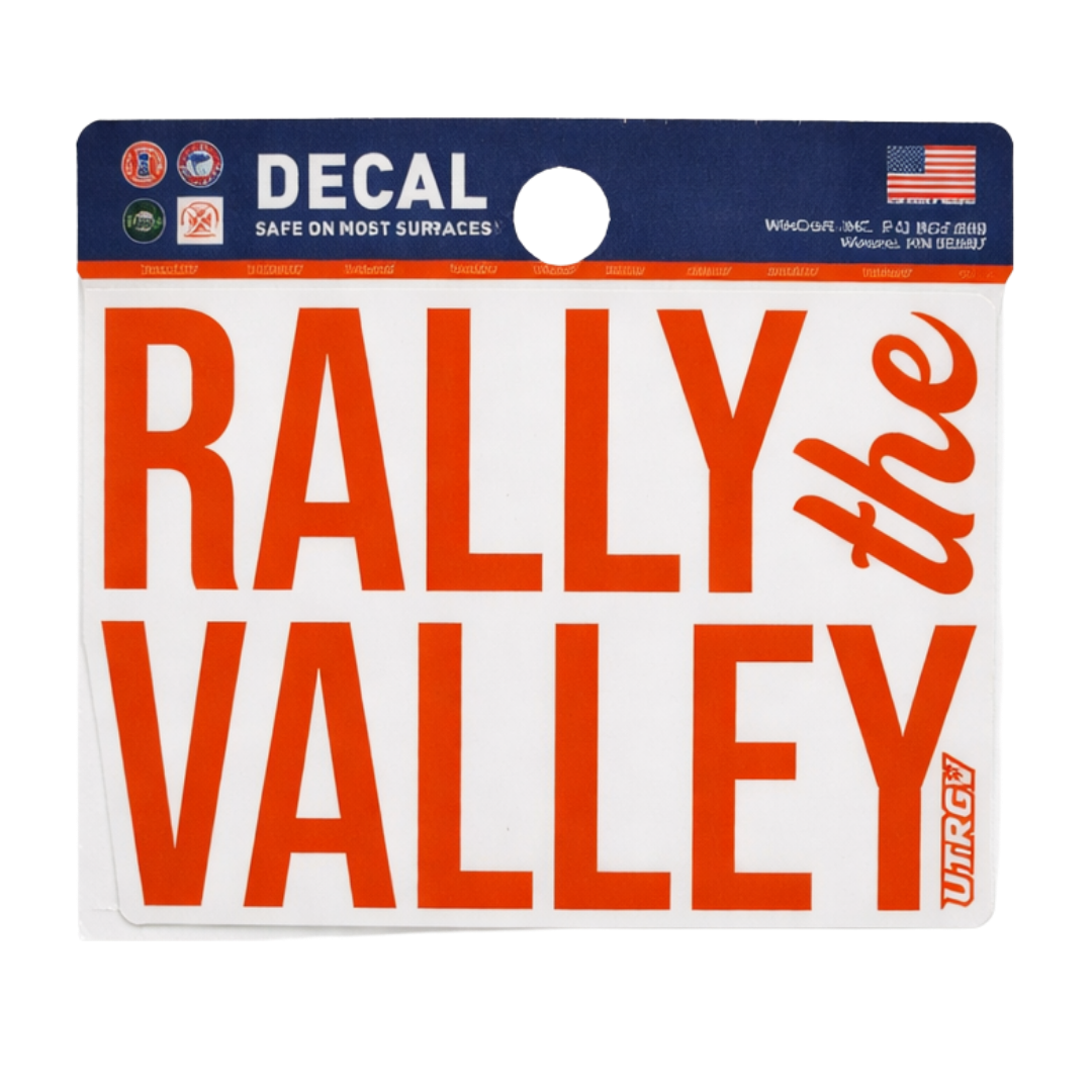Rally the Valley Premium Decal 4" X 4"