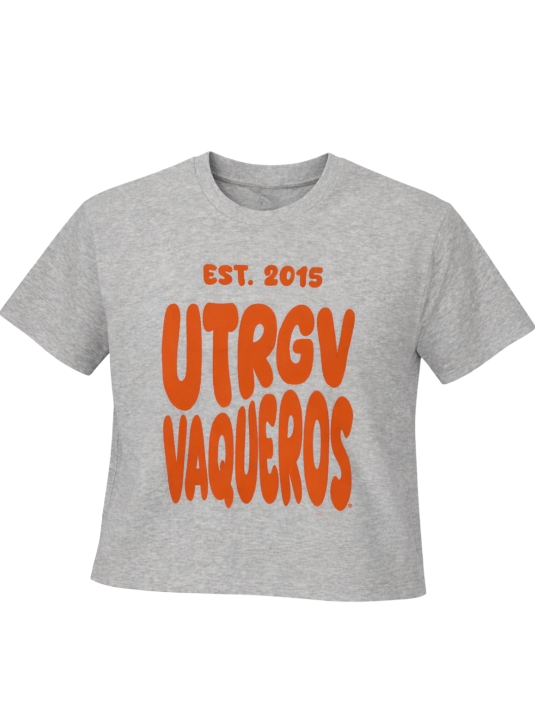 Ladies PUFF Oversized Tee- Cool Heather Grey