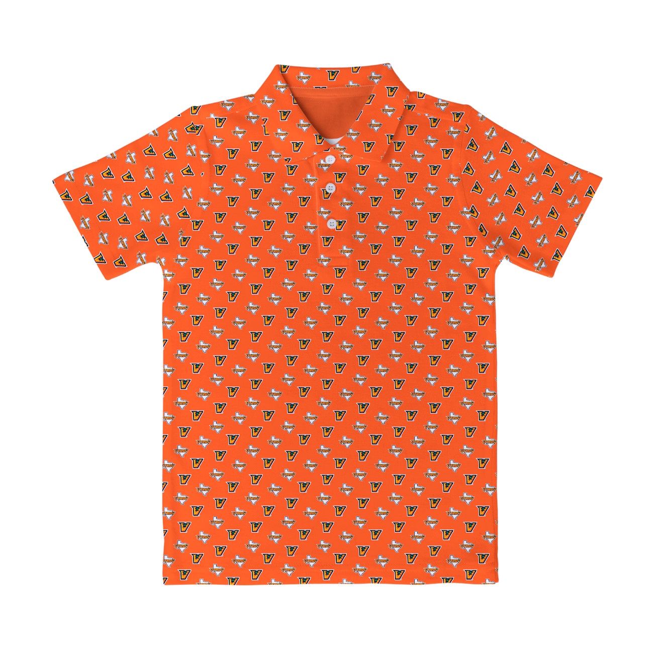YOUTH UTRGV Logo Polo - Orange