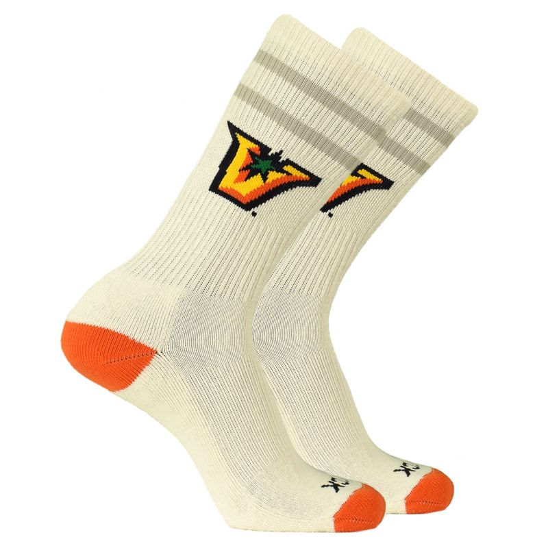 "V" Vintage Crew Sock