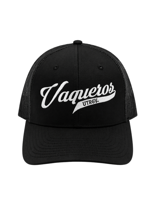Vaqueros Script Richardson Cap - Black