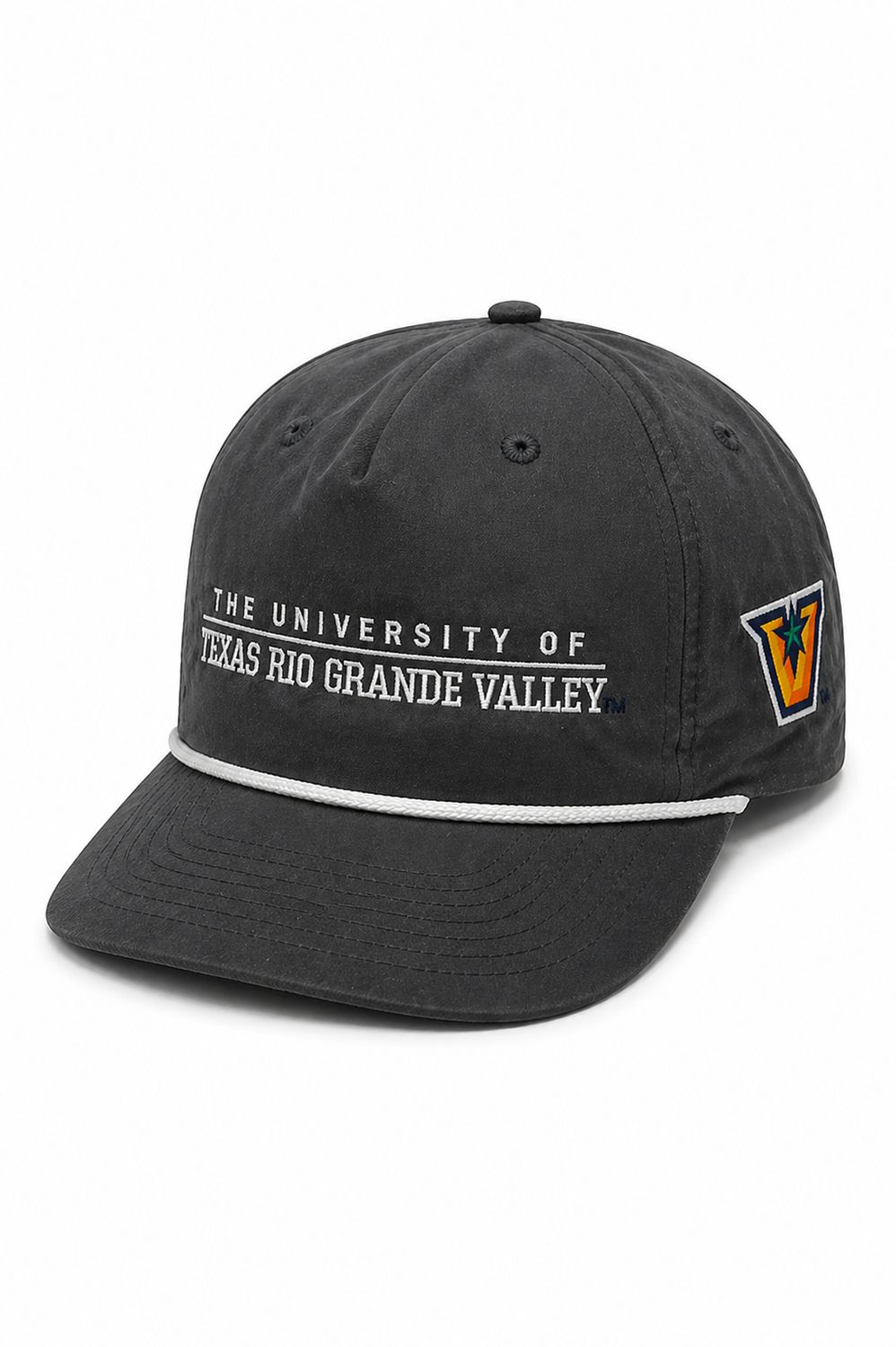UTRGV Legacy Line Rope Cap - Charcoal