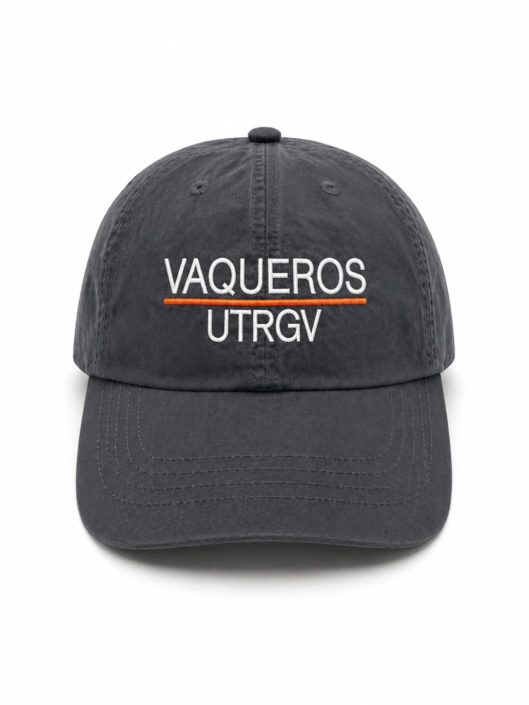 Ladies VAQUEROS/UTRGV Ponytail Cap - Grey