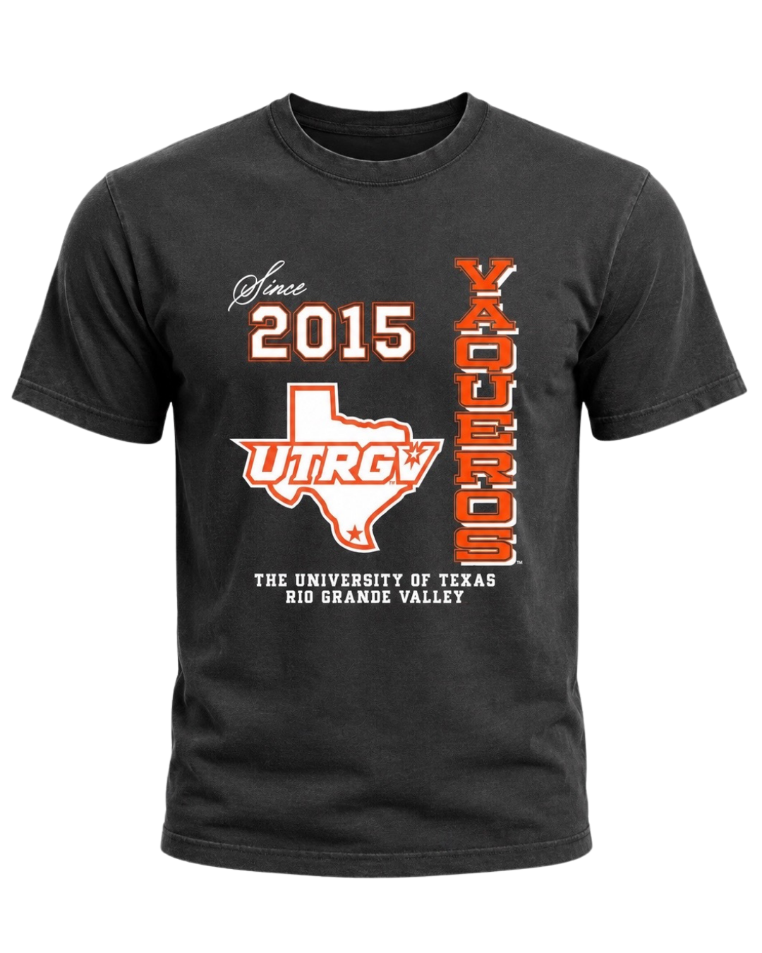 Vaqueros Since 2015 T-Shirt- Vintage Black