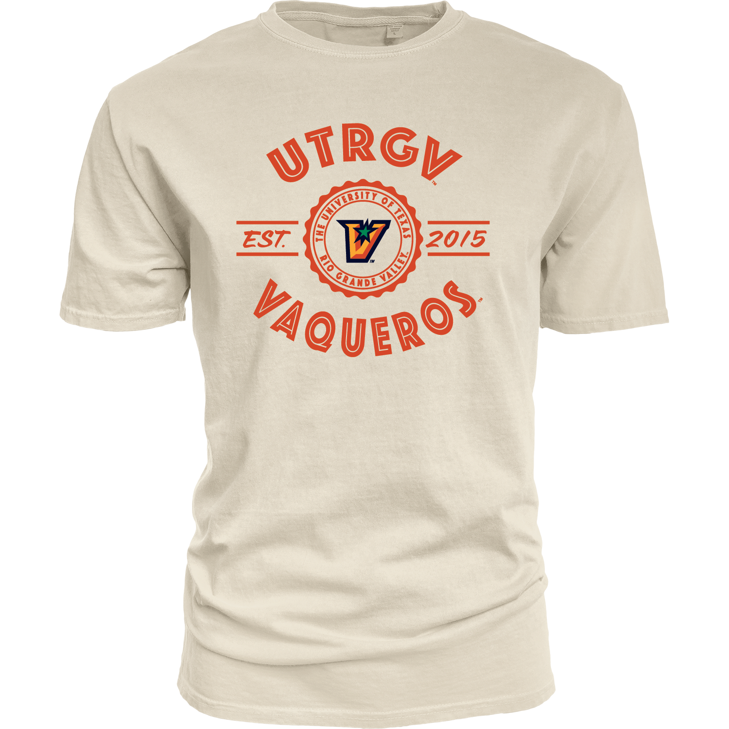 UTRGV Vaqueros Bebopping T-Shirt - Cappucino