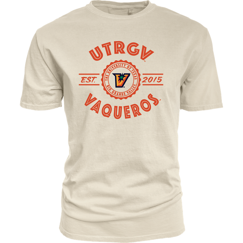 UTRGV Vaqueros Bebopping T-Shirt - Cappucino