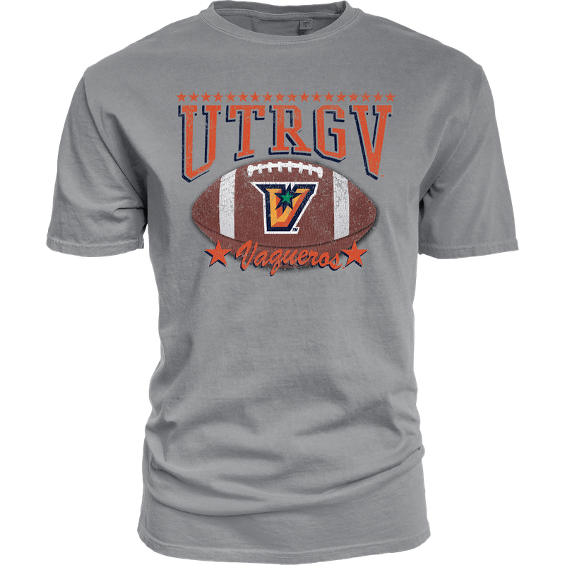 UTRGV Football Roller T-shirt -Steel Grey