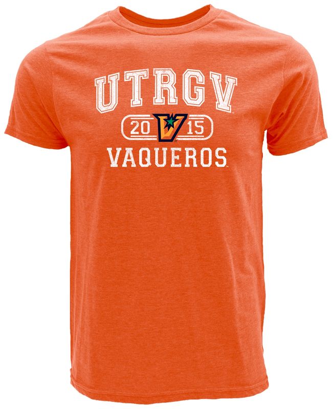 Vaqueros "V" UTRGV Swing Vote  T-Shirt - Orange
