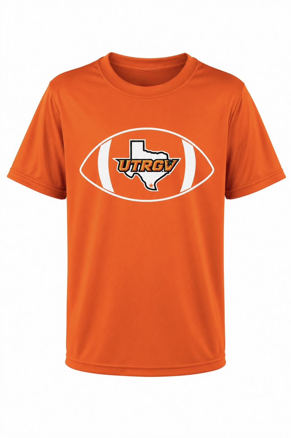 YOUTH UTRGV / TX Football Dri-Fit T-Shirt - Orange