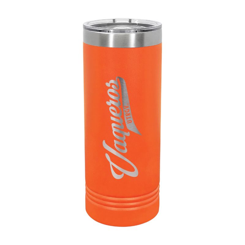22 OZ Vaqueros Script Stainless Steel Tumbler