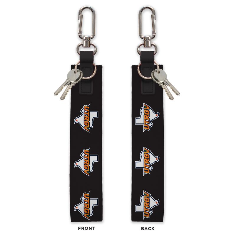 UTRGV/TX Never Lost Strap Keychain