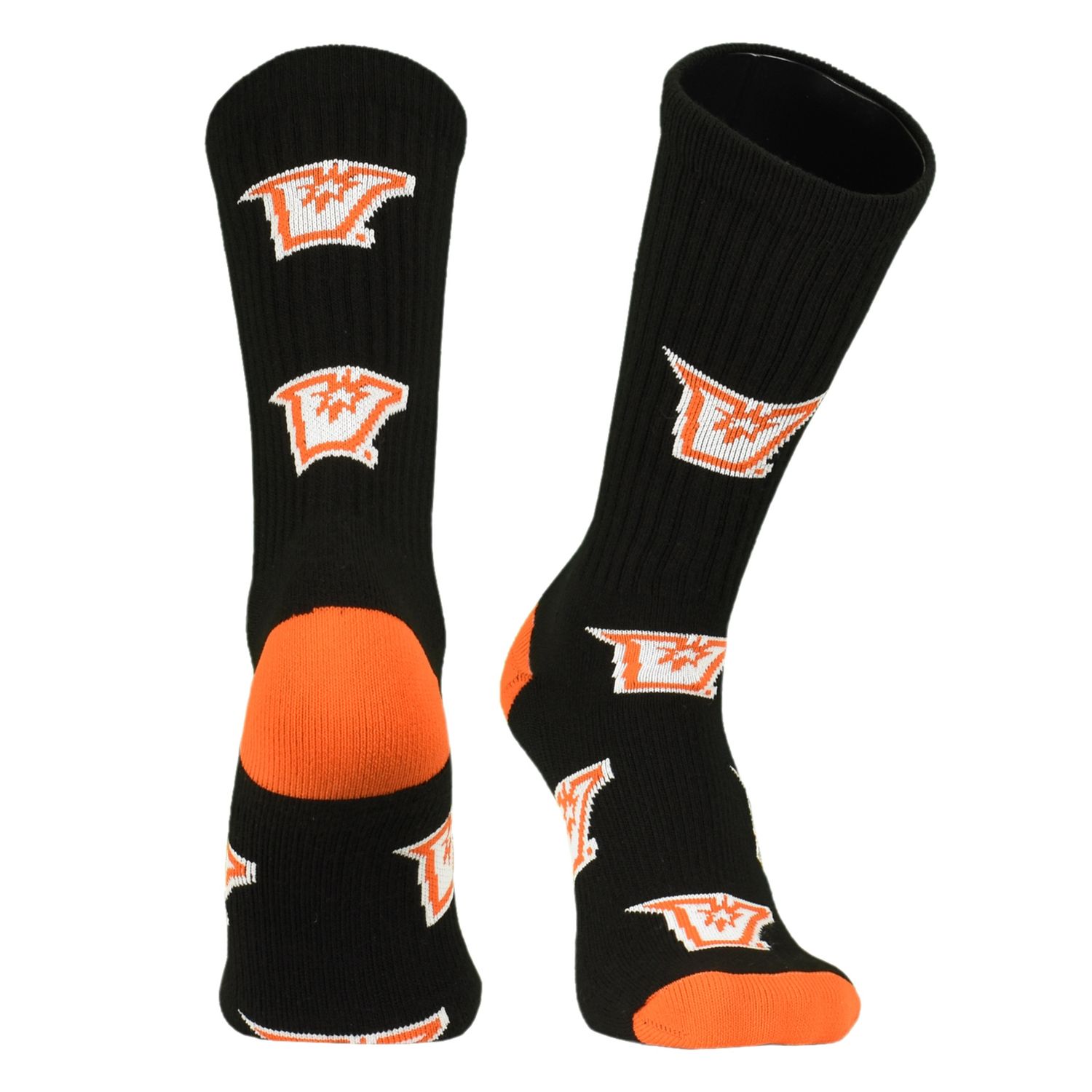 "V" Super Mascot Socks - Black