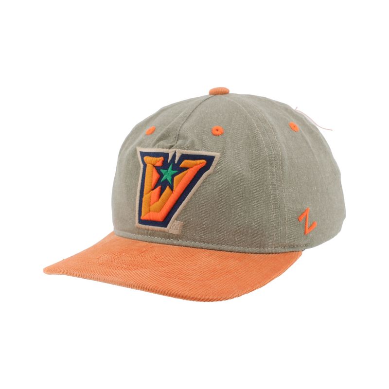 Zephyr "V" Corduroy Bill Semi Curved Cap