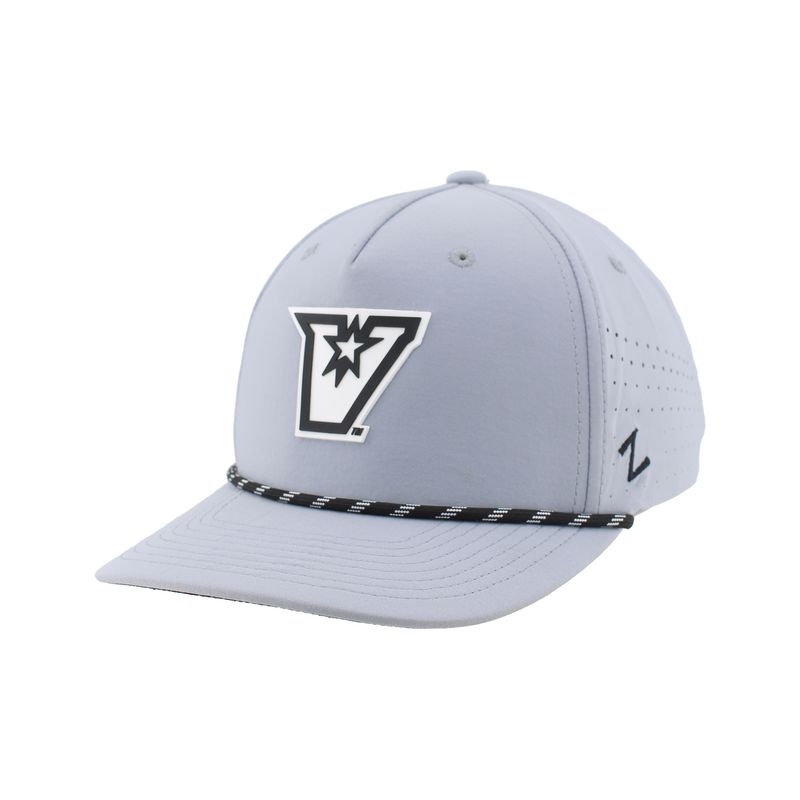 Zephyr "V" PVC Patch Monochrome Cap - Gray