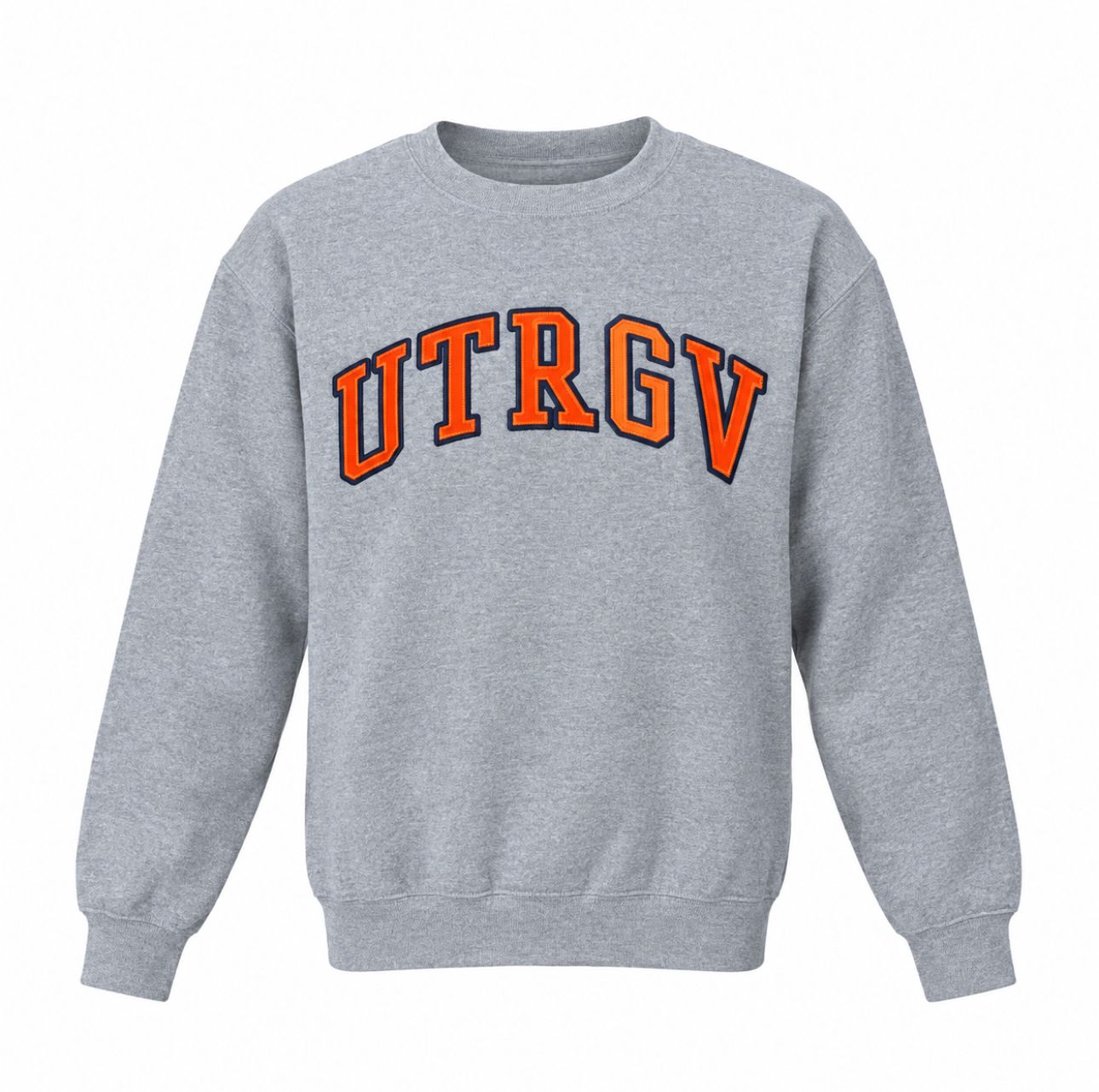 UTRGV Applique Campbell Crewneck  - Graphite Grey