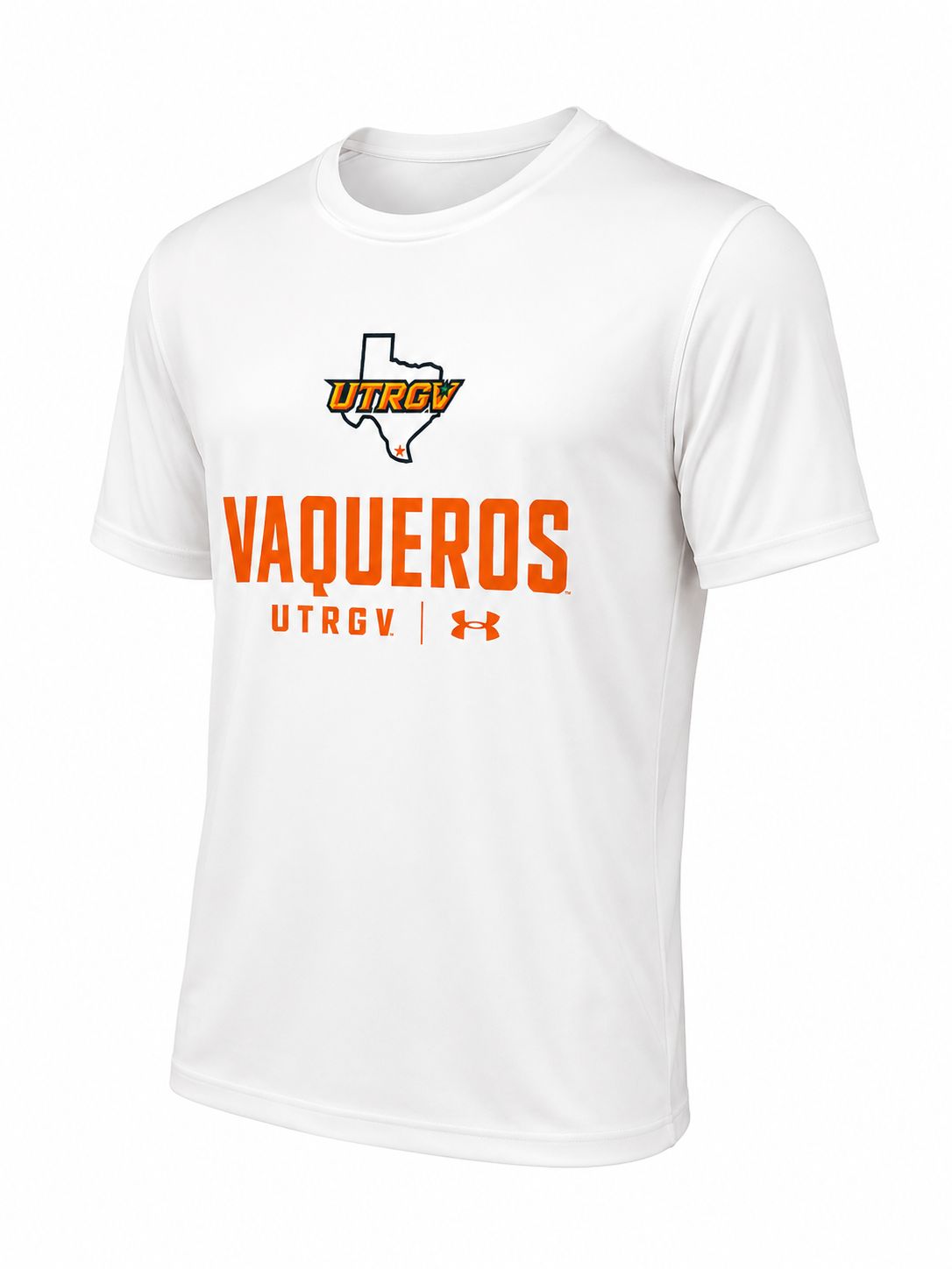 UTRGV/TX Under Armour Tech Stretch T-Shirt - White