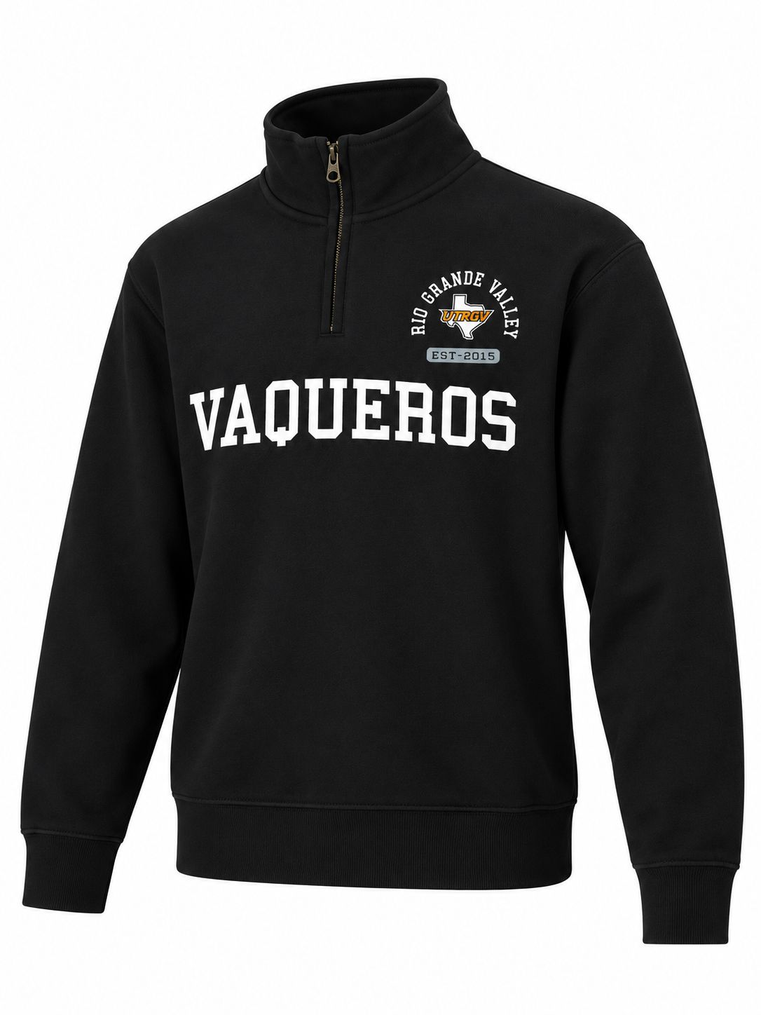 Vaqueros Escape Route 1/4 Zip Fleece - Black