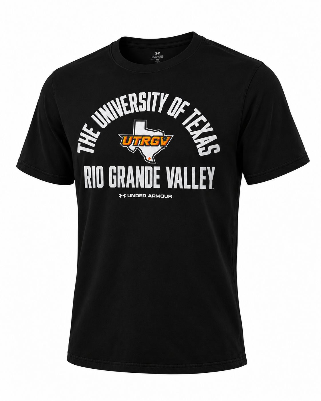 UTRGV Arch Under Armour Tech Stretch T-Shirt -Black