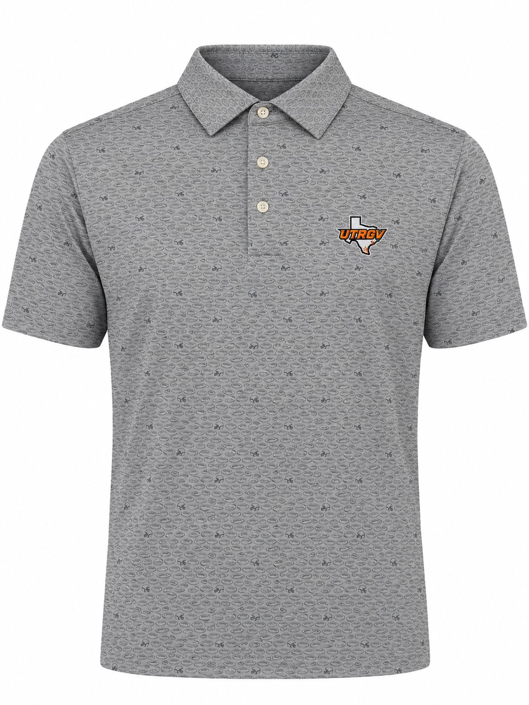 Peter Millar On the Ball Performance Jersey Polo - Grey