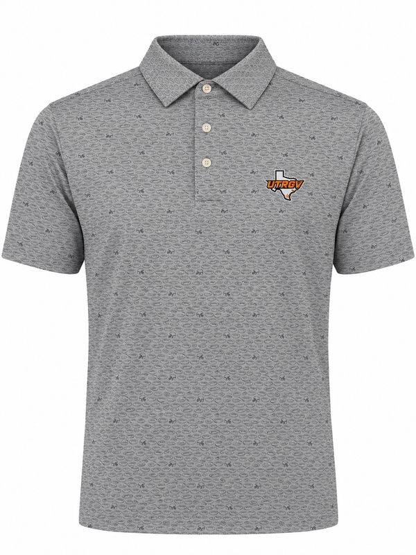 Peter Millar On the Ball Performance Jersey Polo - Grey