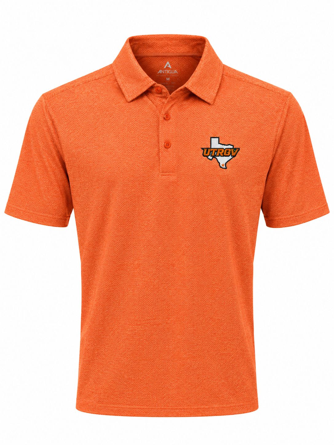 Antigua Men's Trickle Polo - Mango/White