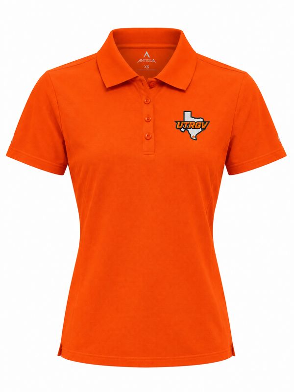 Antigua Women's Legacy Pique Polo- Mango