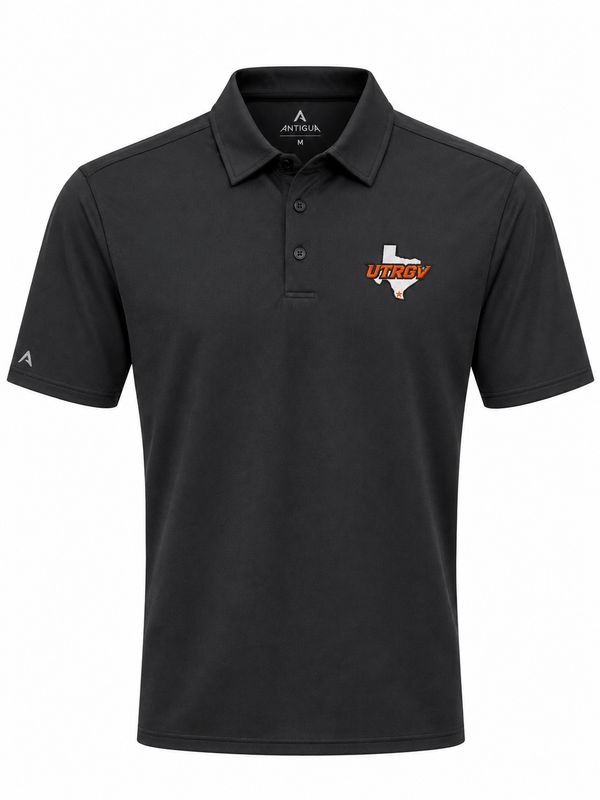Antigua Men's Era Polo- Black